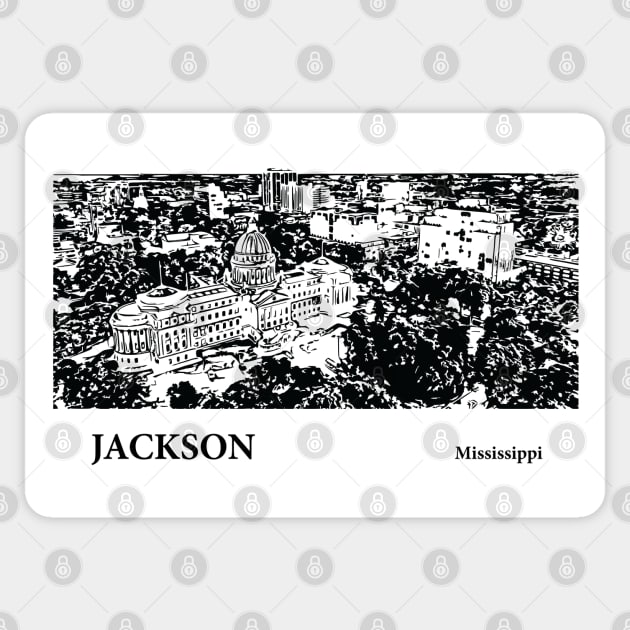 Jackson - Mississippi Sticker by Lakeric